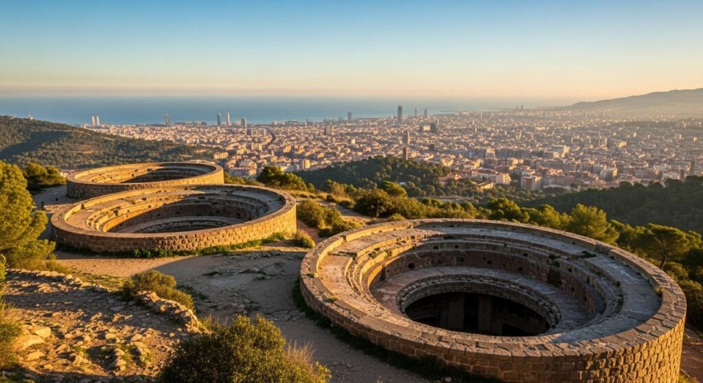 a travel photo from barcelona bunkers del carmel