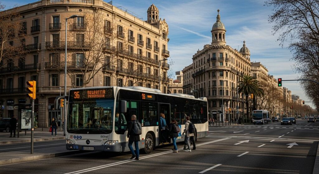 a travel photo from barcelona bus tickets