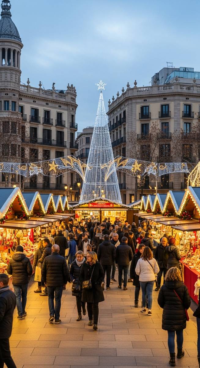 a photo illustrating 18. tick off that christmas shopping list in Barcelona
