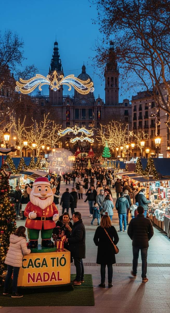 a photo illustrating is barcelona open between christmas and new year? in Barcelona