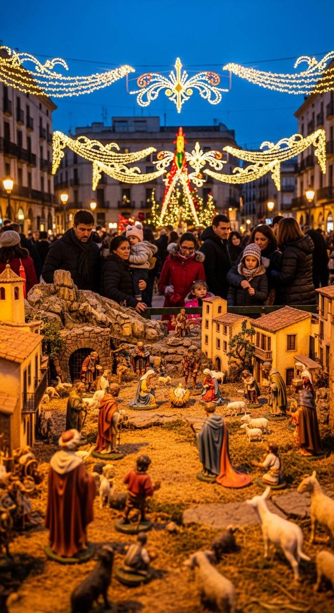 a photo illustrating 8. find barcelonaโs nativity scenes in Barcelona