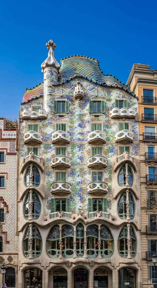 a famous Barcelona building or Gaudi architecture
