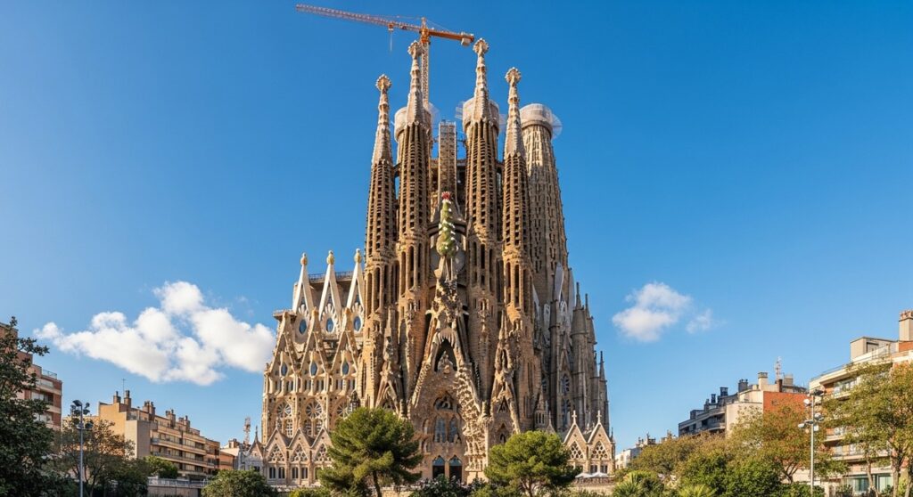 a photo illustrating 1. sagrada familia in Barcelona