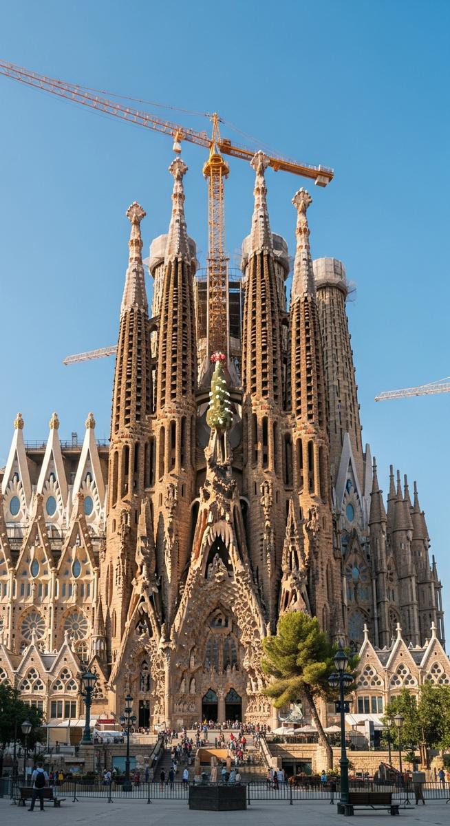 a photo illustrating 1. sagrada familia in Barcelona