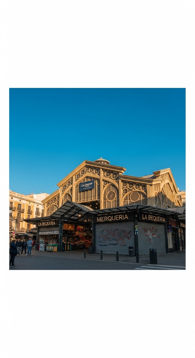 a photo illustrating 10. la boqueria market (mercat de la boqueria) in Barcelona
