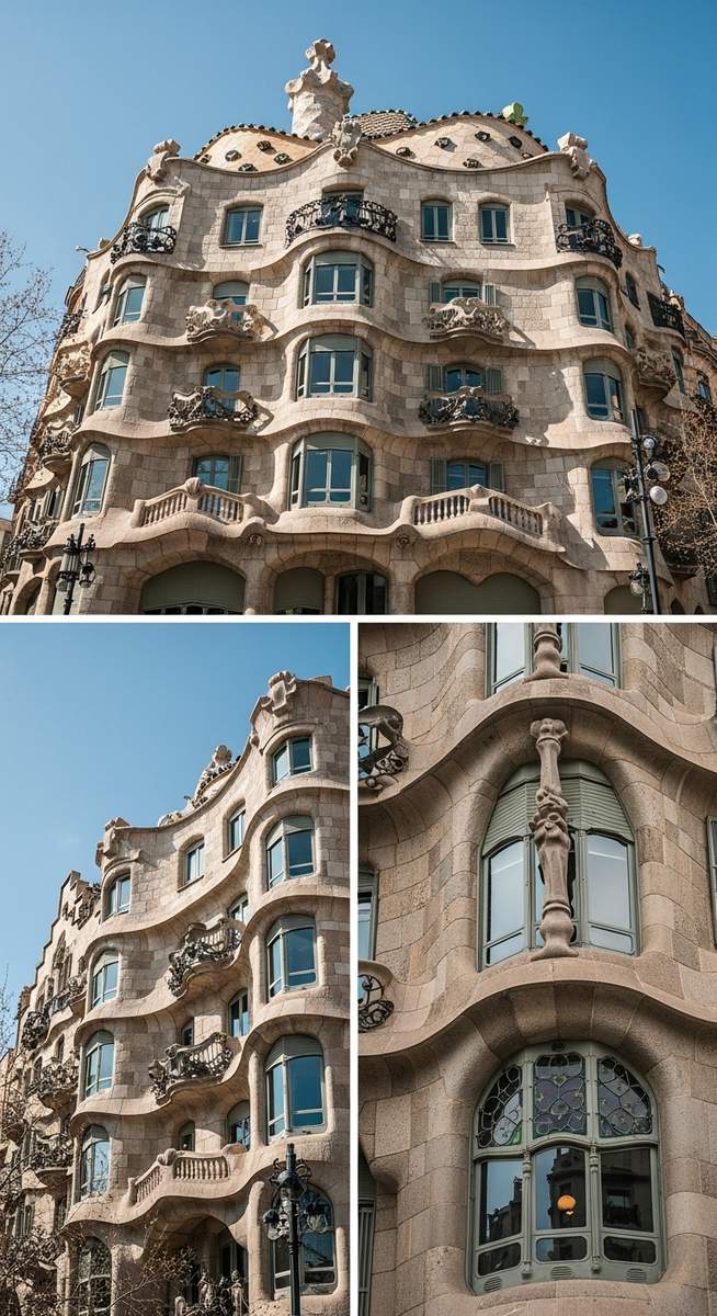 a photo illustrating 4. casa milร (la pedrera) in Barcelona