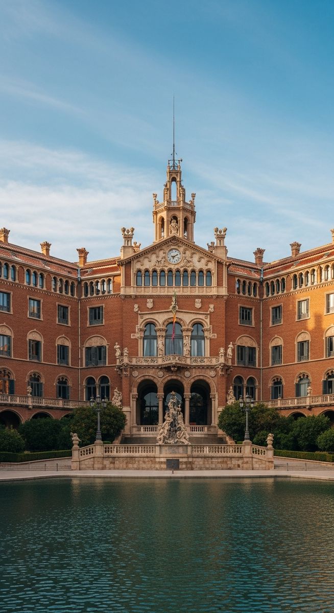 a photo illustrating 6. hospital de sant pau in Barcelona