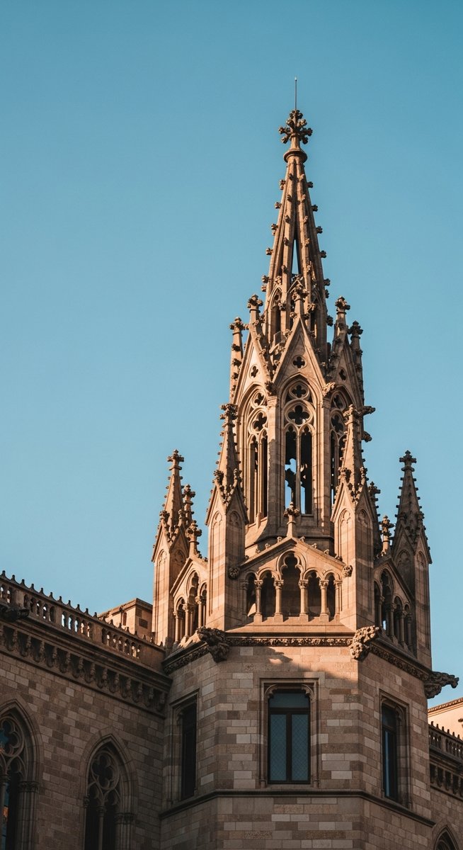 a photo illustrating 7. gothic quarter (barri gรฒtic) in Barcelona