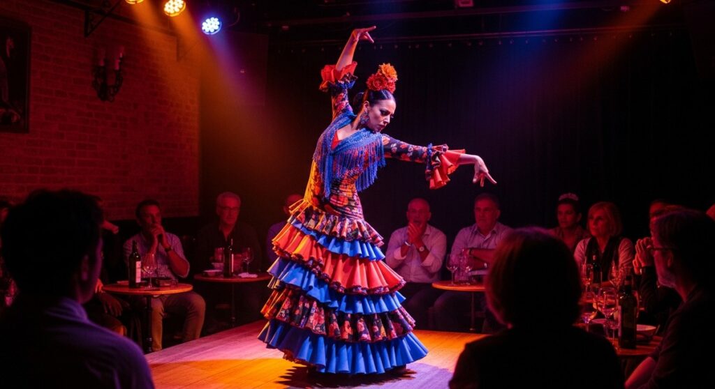 a travel photo from barcelona flamenco shows