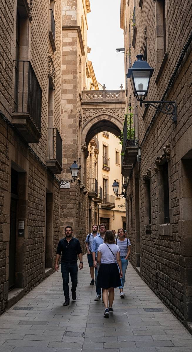 a photo illustrating 3. jewish quarter of barcelona private tour with hotel pick-up in Barcelona