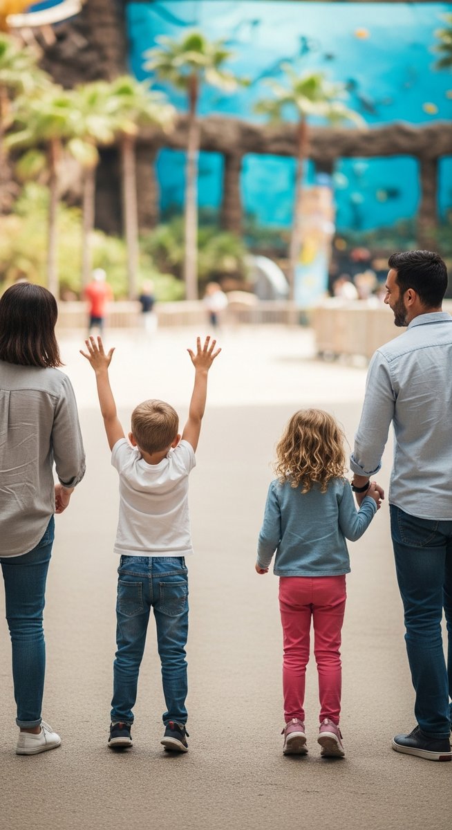 a travel photo from barcelona kids
