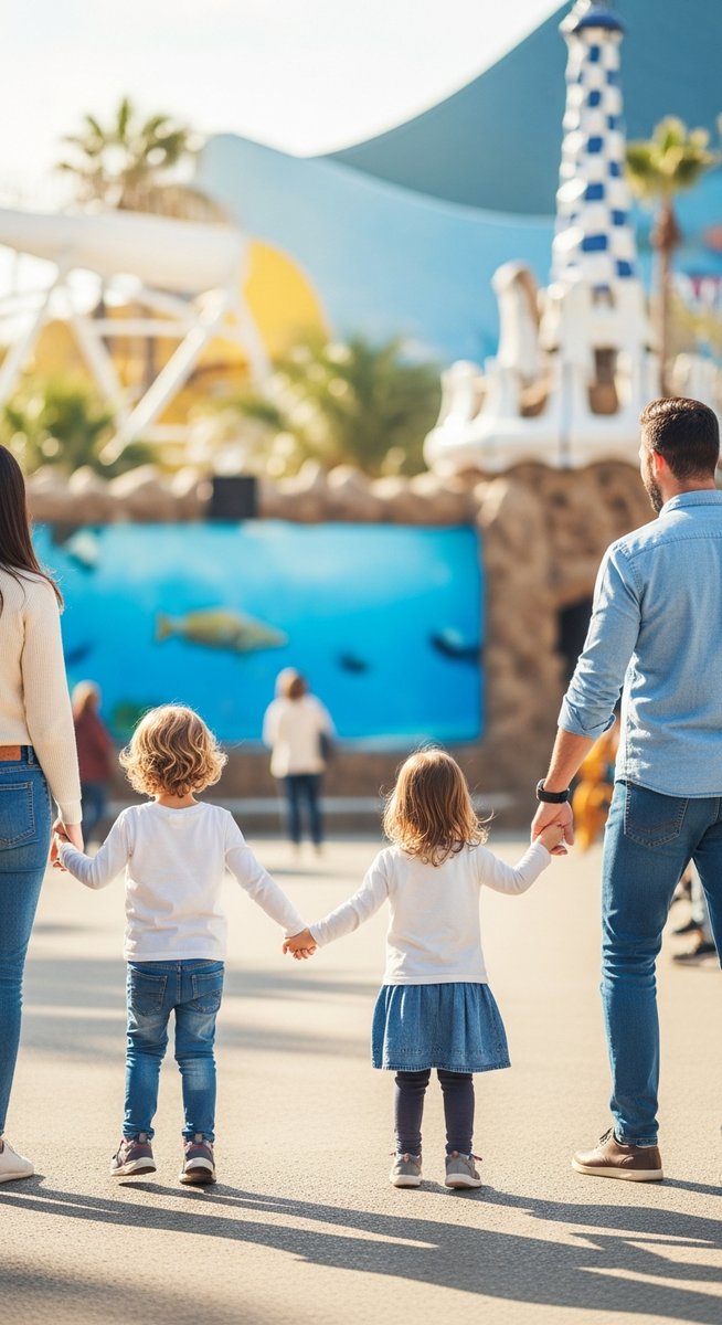 a travel photo from barcelona kids