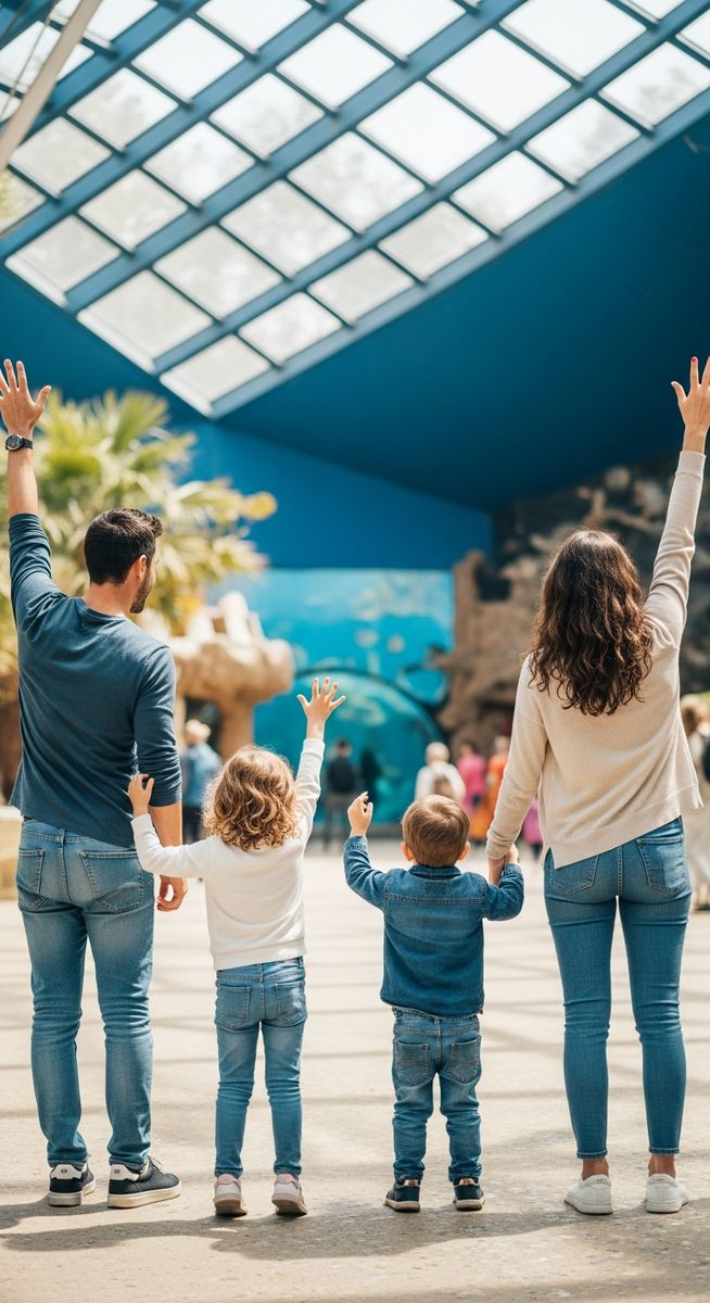 a travel photo from barcelona kids