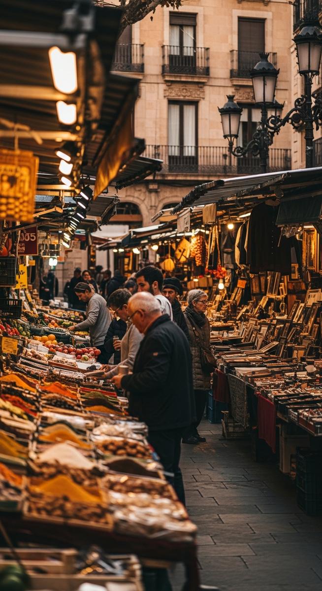 a travel photo from barcelona markets