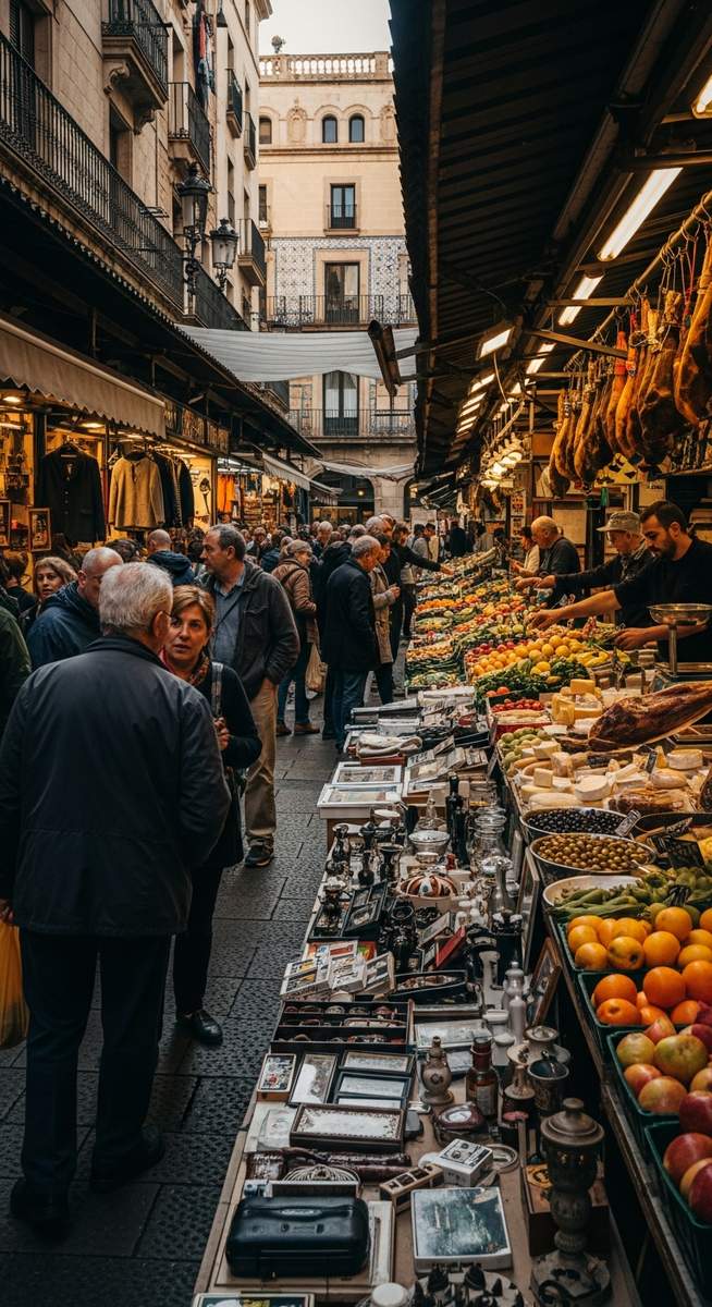 a travel photo from barcelona markets