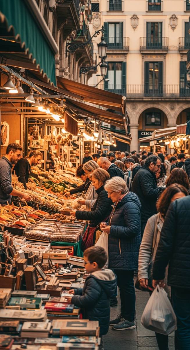 a travel photo from barcelona markets