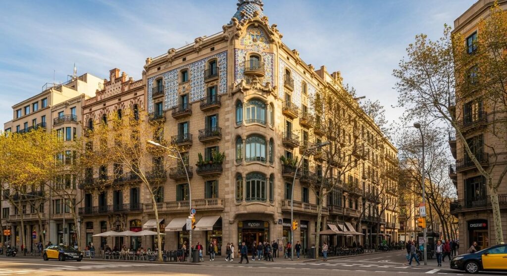a photo illustrating 1. eixample in Barcelona