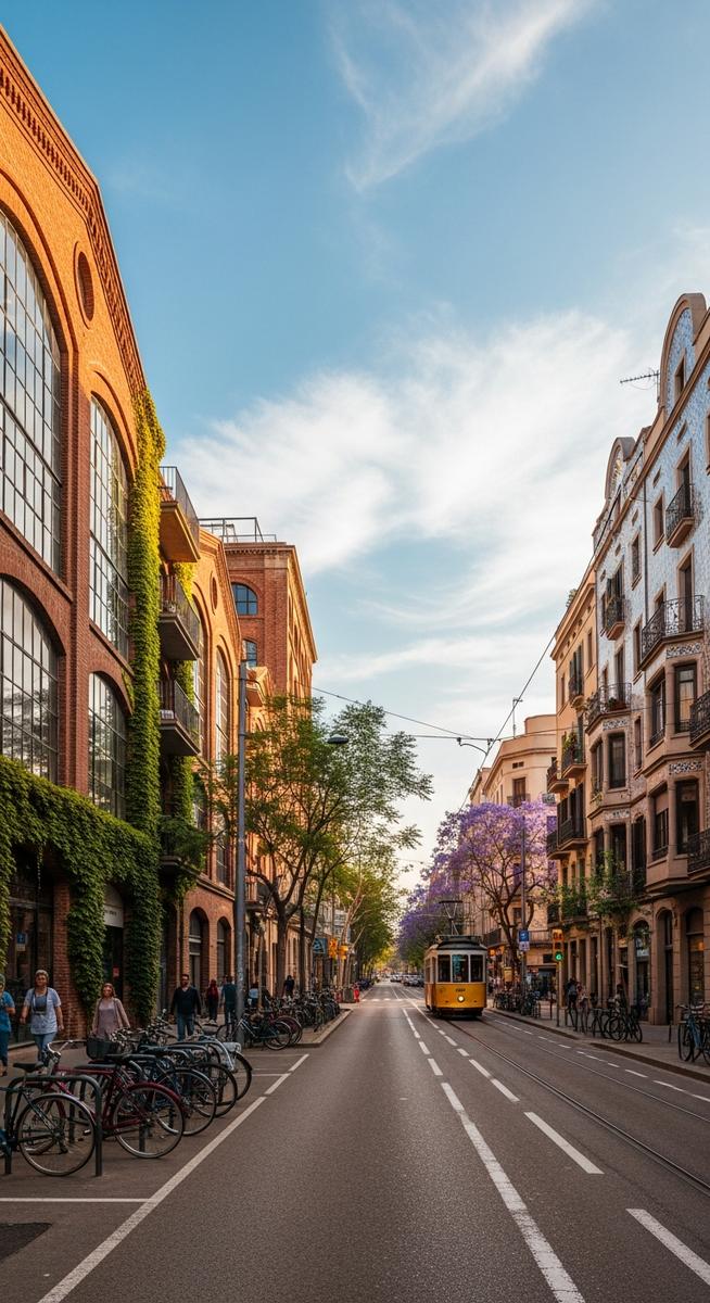 a photo illustrating 10. poblenou in Barcelona