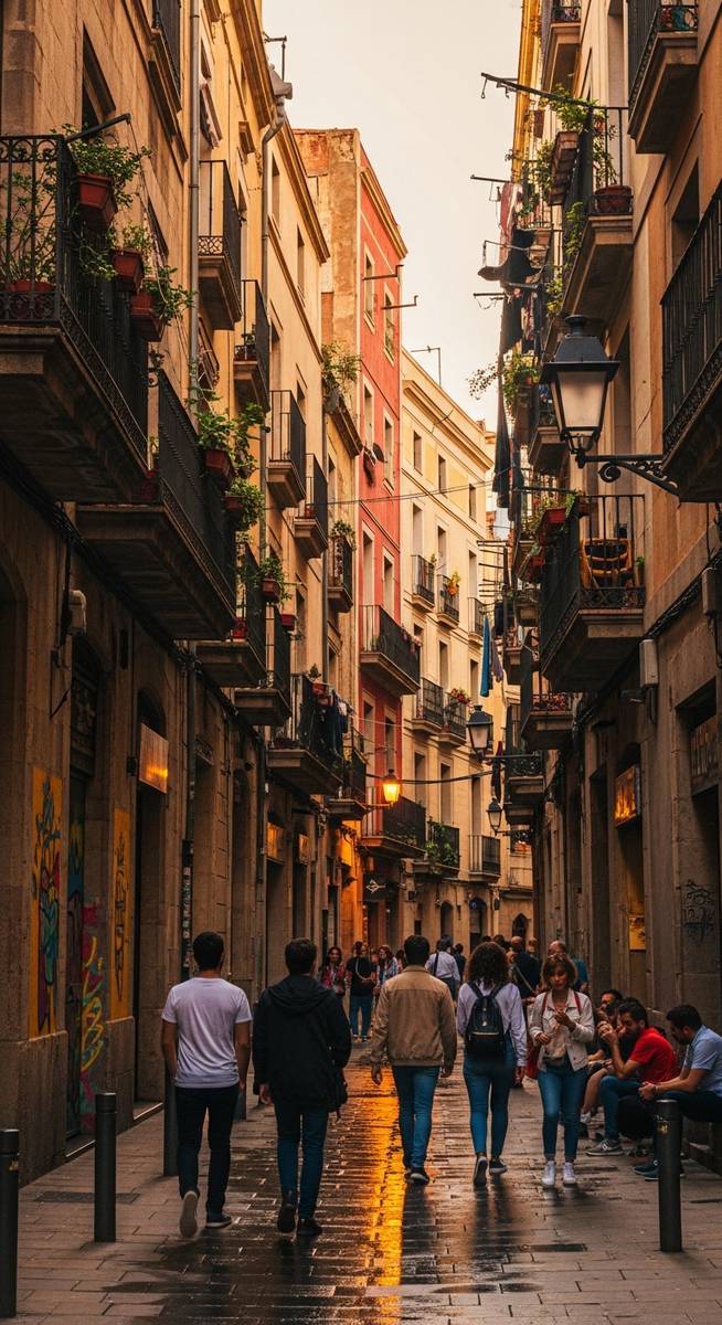 a photo illustrating 11. el raval in Barcelona