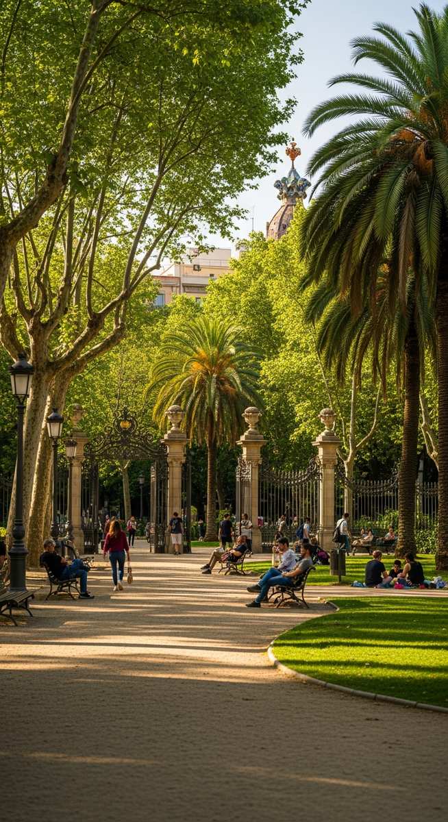 a photo illustrating 13. jardins de vil·la amèlia in Barcelona