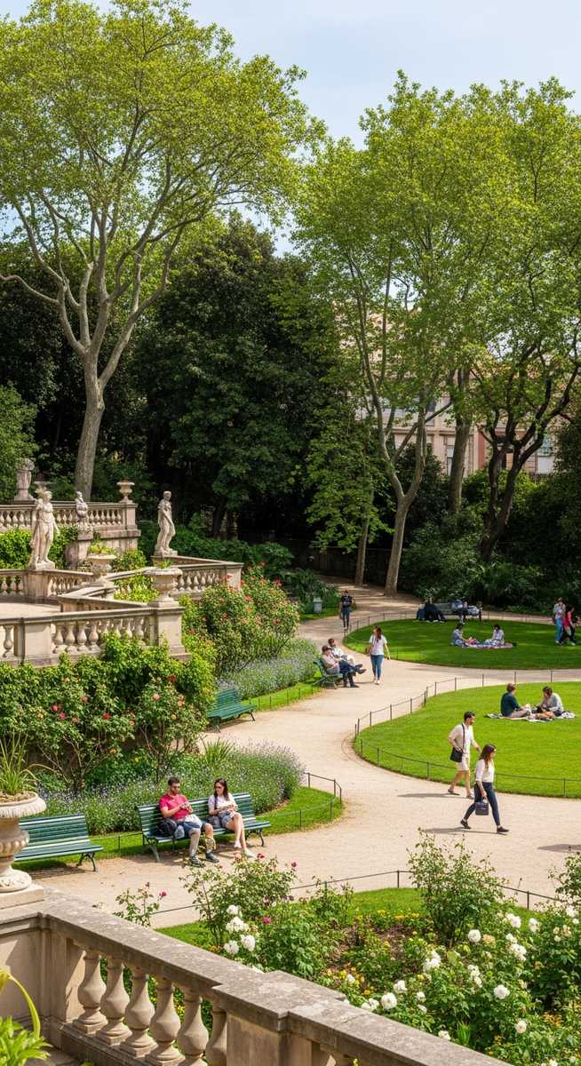 a photo illustrating 17. jardins del palau de les heures in Barcelona