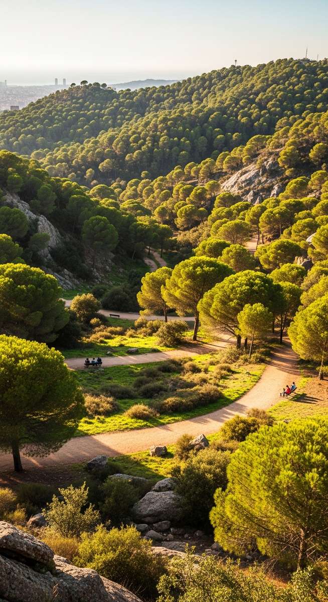 a photo illustrating 19. parc de collserola in Barcelona