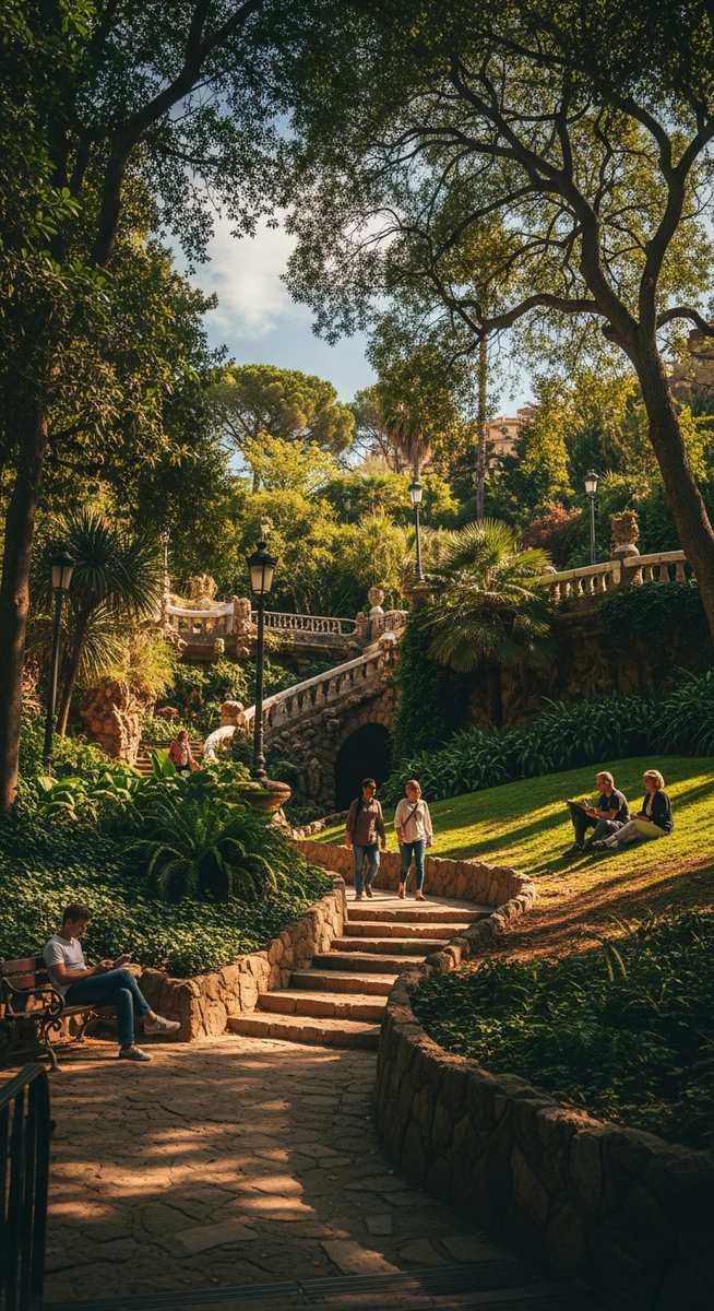 a photo illustrating 4. parc del guinardó in Barcelona