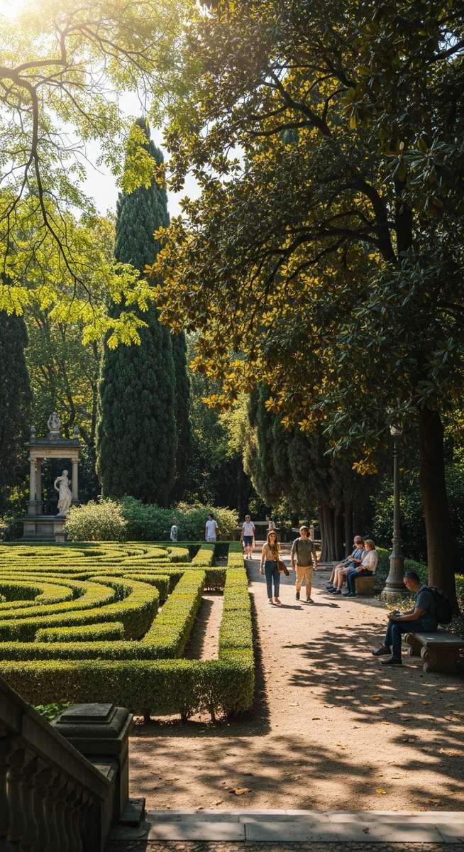 a photo illustrating 5. parc del laberint d'horta in Barcelona