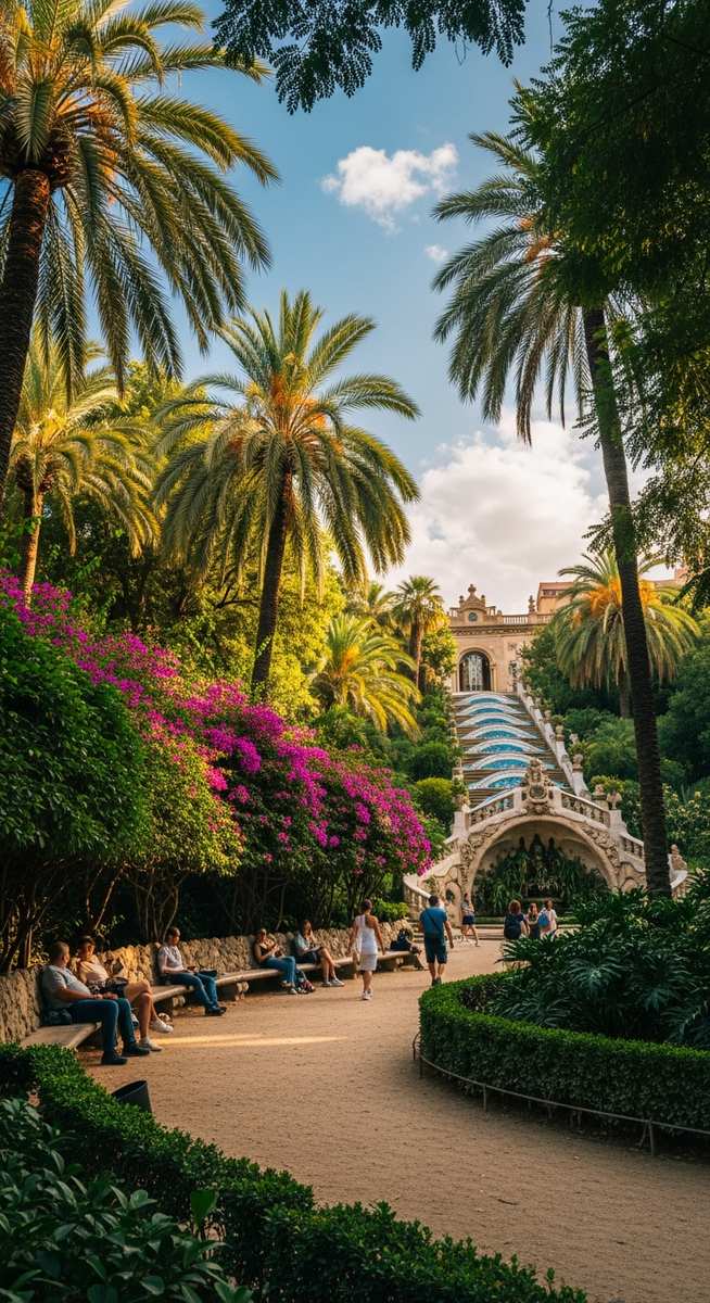 a photo illustrating 6. jardins de laribal in Barcelona