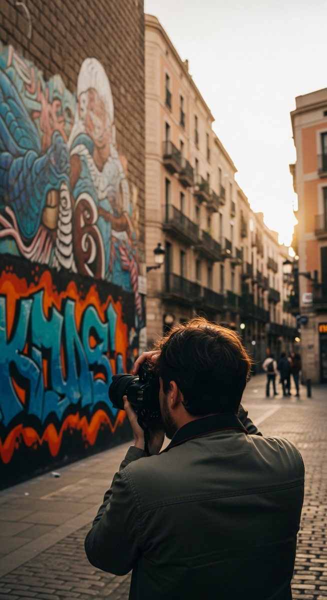 a photo illustrating 4. raval street art and graffiti guided tour in Barcelona