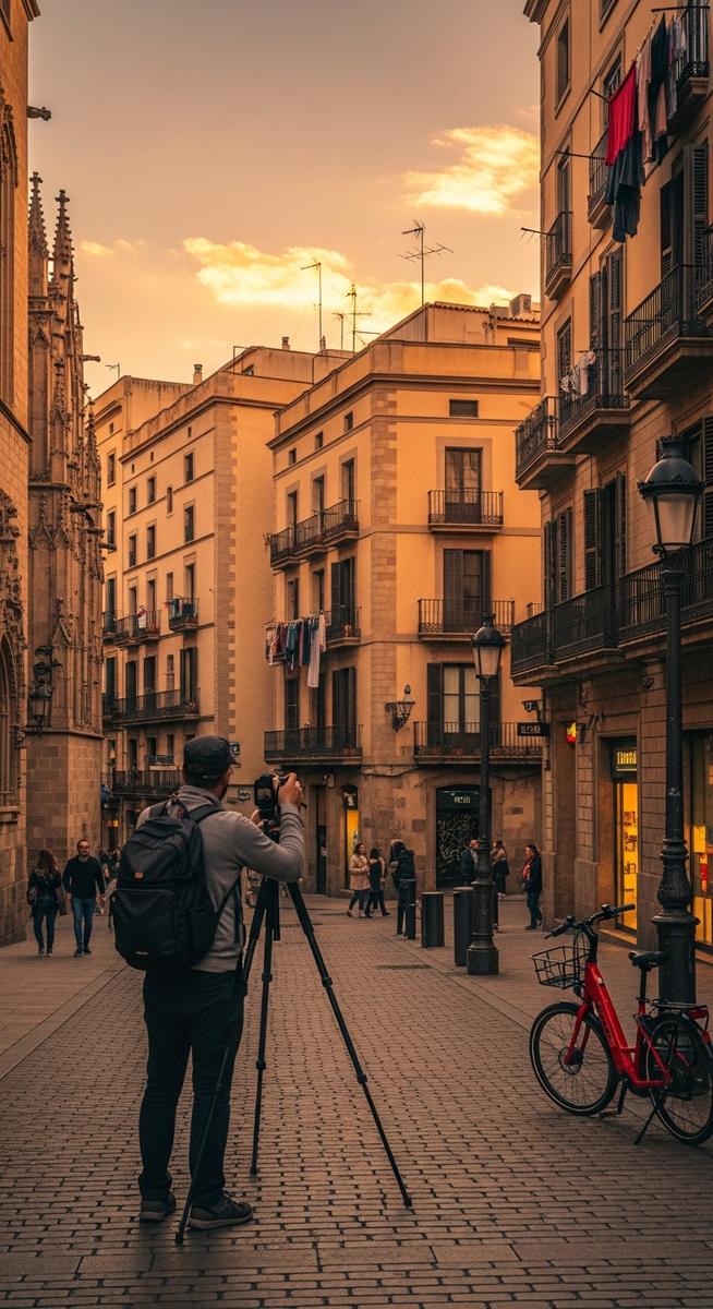 a photo illustrating 5. barcelona e-bike photography tour in Barcelona