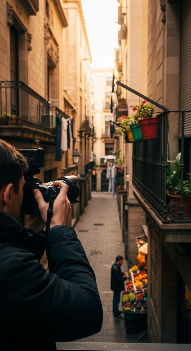 a photo illustrating 6. photoshoot tour in barcelona secret corners in Barcelona