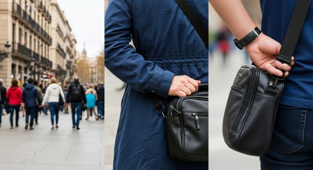 a travel photo from barcelona pickpockets