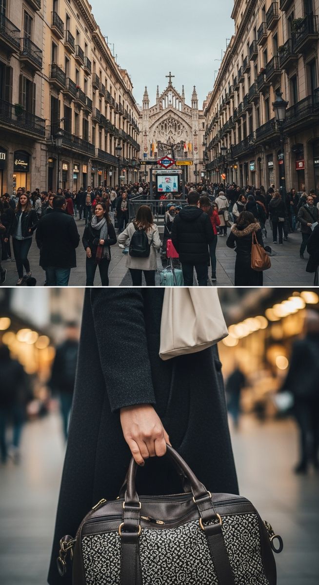 a travel photo from barcelona pickpockets