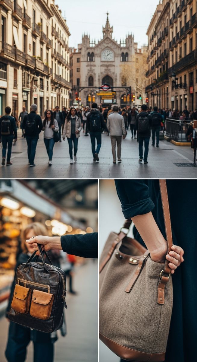 a travel photo from barcelona pickpockets