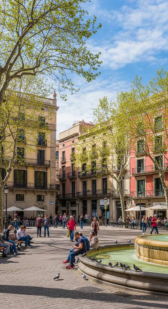 a photo illustrating 10. plaça de la concordia in Barcelona