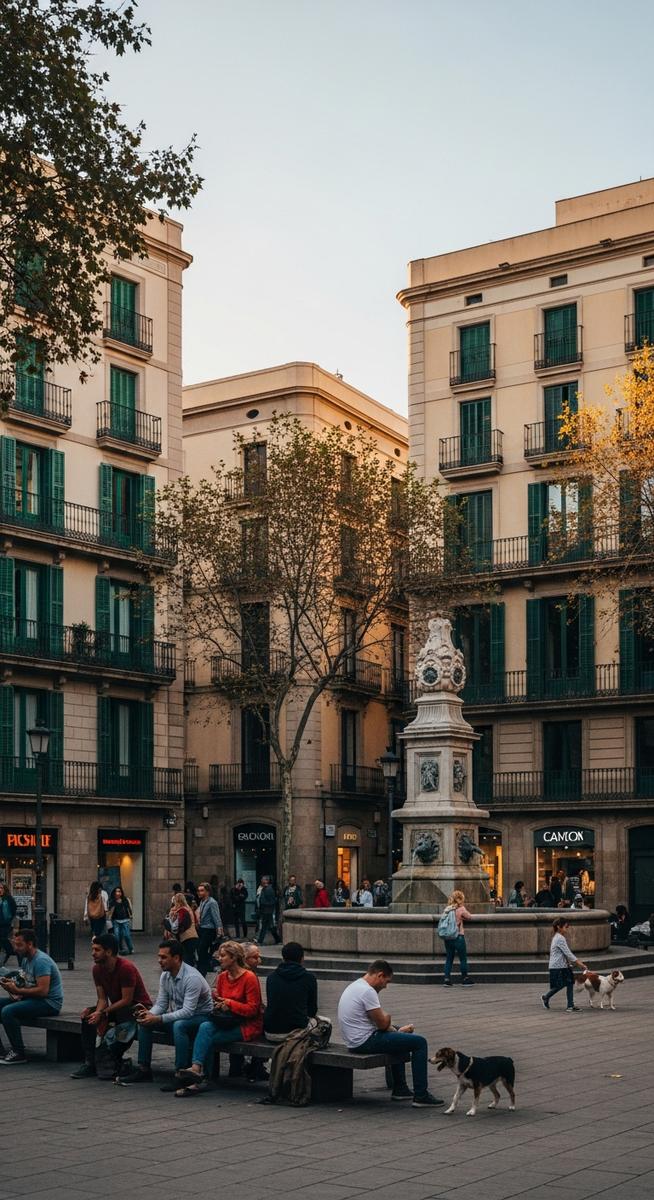 a photo illustrating 15. plaça orfila in Barcelona