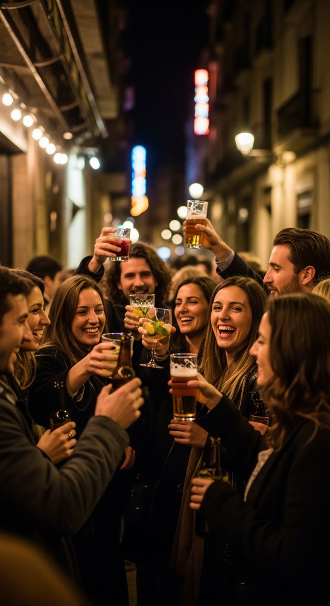 a photo illustrating 1. barcelona pub crawl in Barcelona