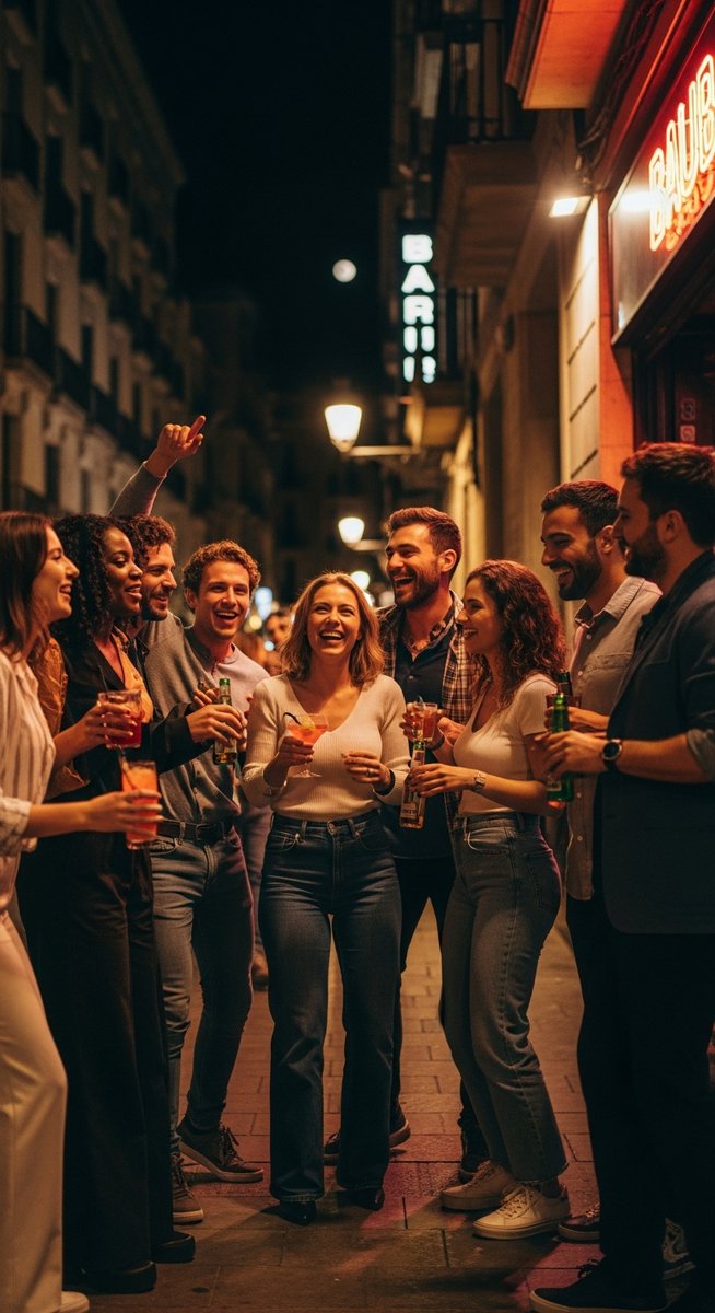 a photo illustrating 3. catamaran party cruise in Barcelona on a bar crawl