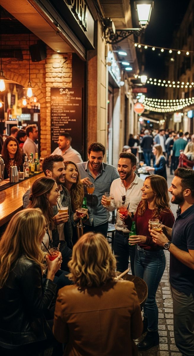 a photo illustrating 9. el born food walking tour with tapas and drinks in Barcelona on a bar crawl