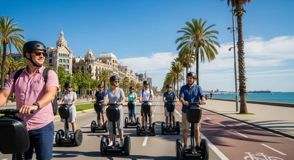 a travel photo from barcelona segway tours