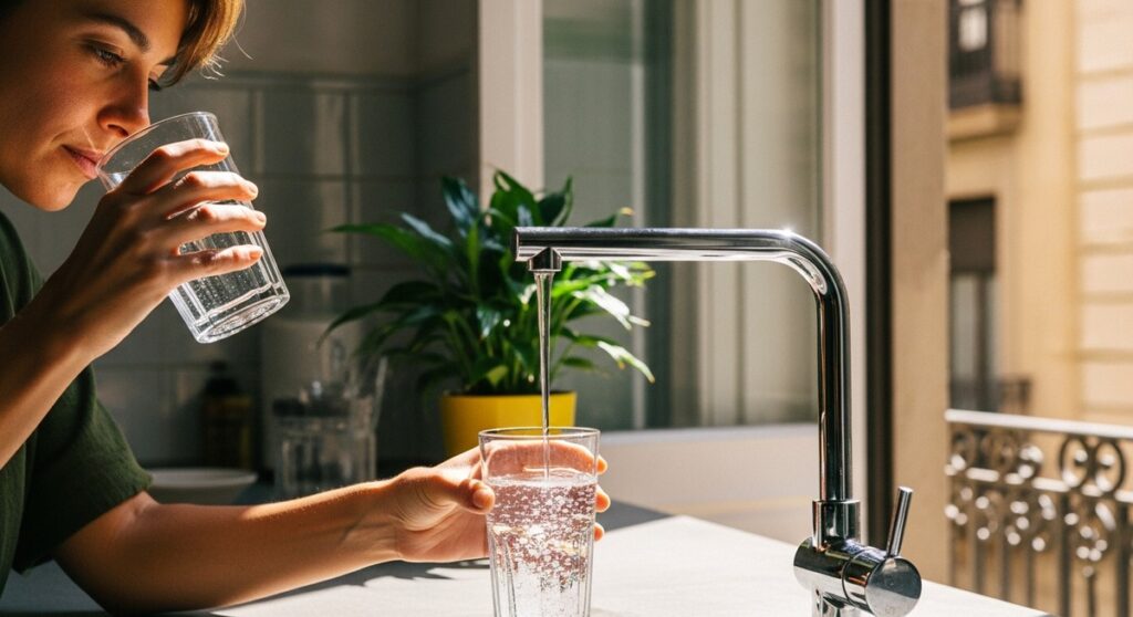 a travel photo from barcelona tap water safe drink