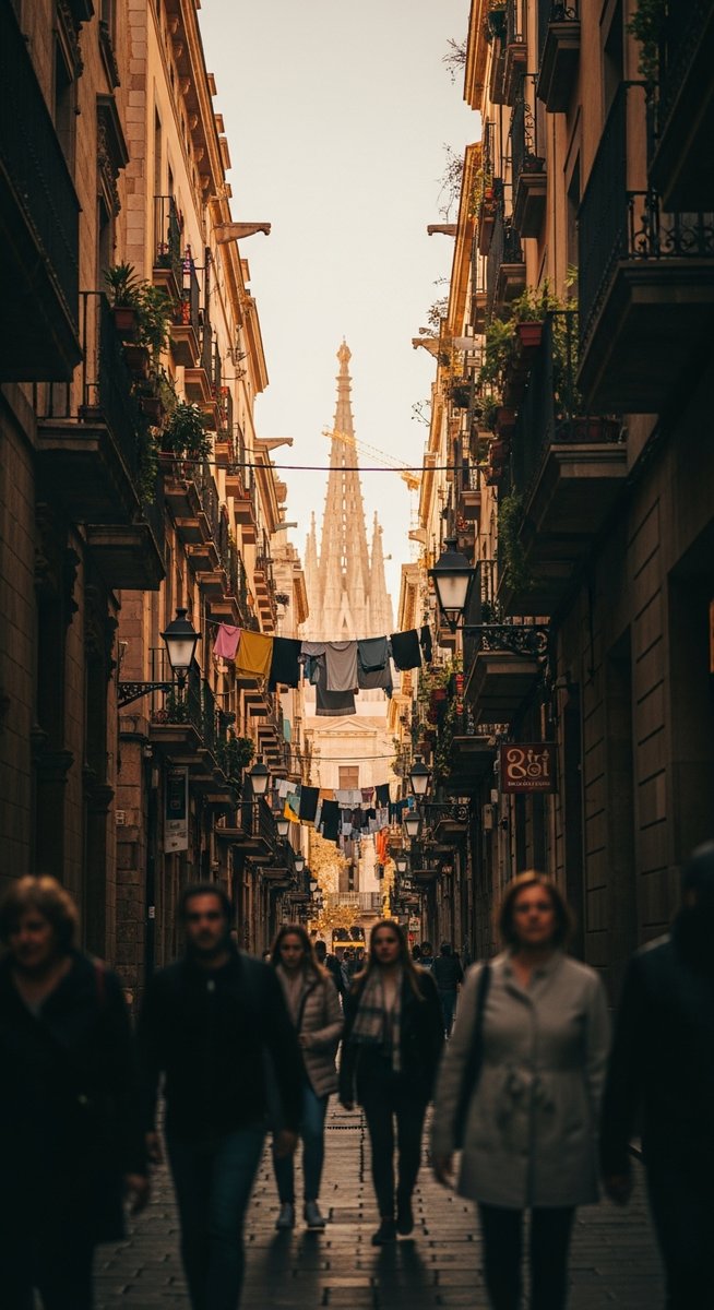 a Barcelona street or landmark for travel inspiration