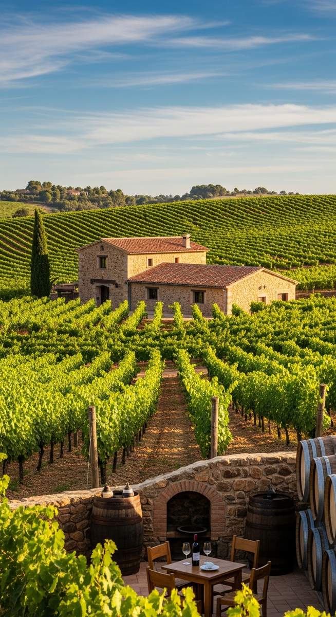 a travel photo from barcelona wineries