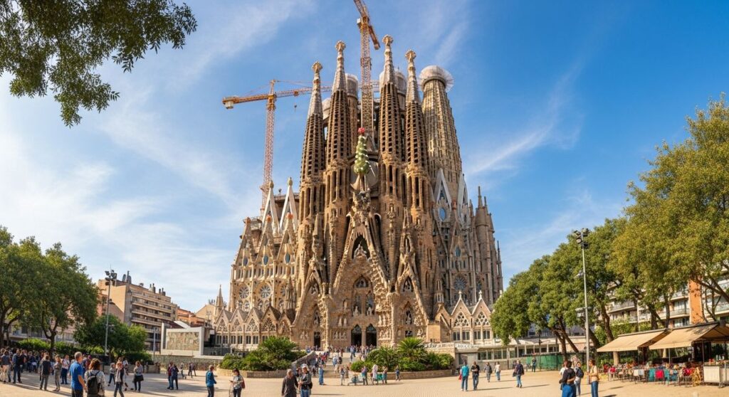 a famous landmark in Barcelona