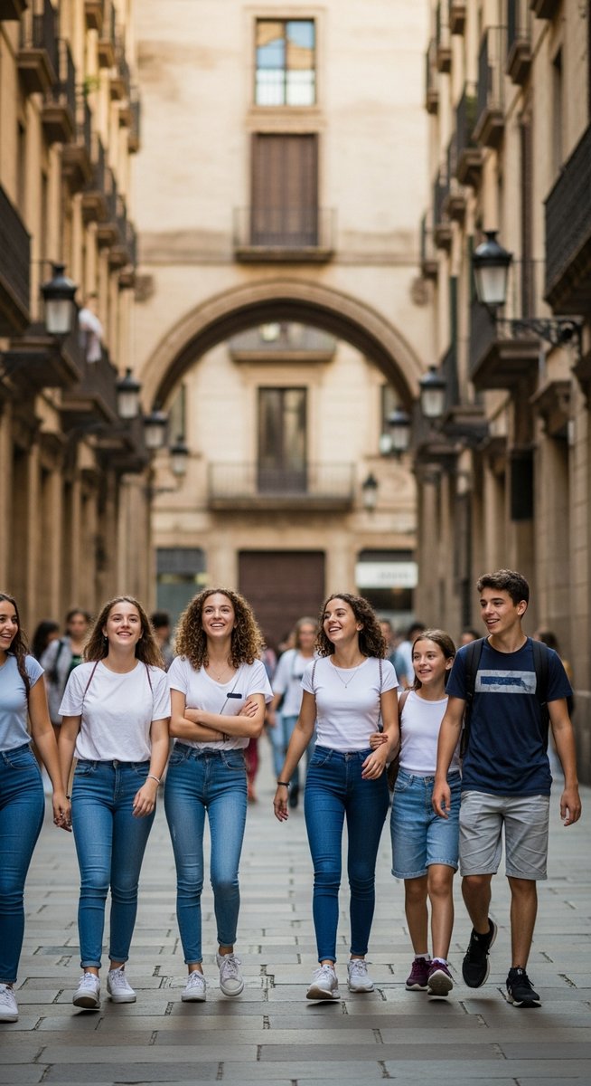 a photo illustrating 1. wander through the gothic quarter in Barcelona