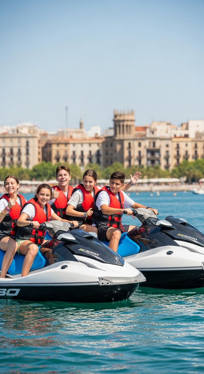 a photo illustrating 11. book a jet ski experience in Barcelona