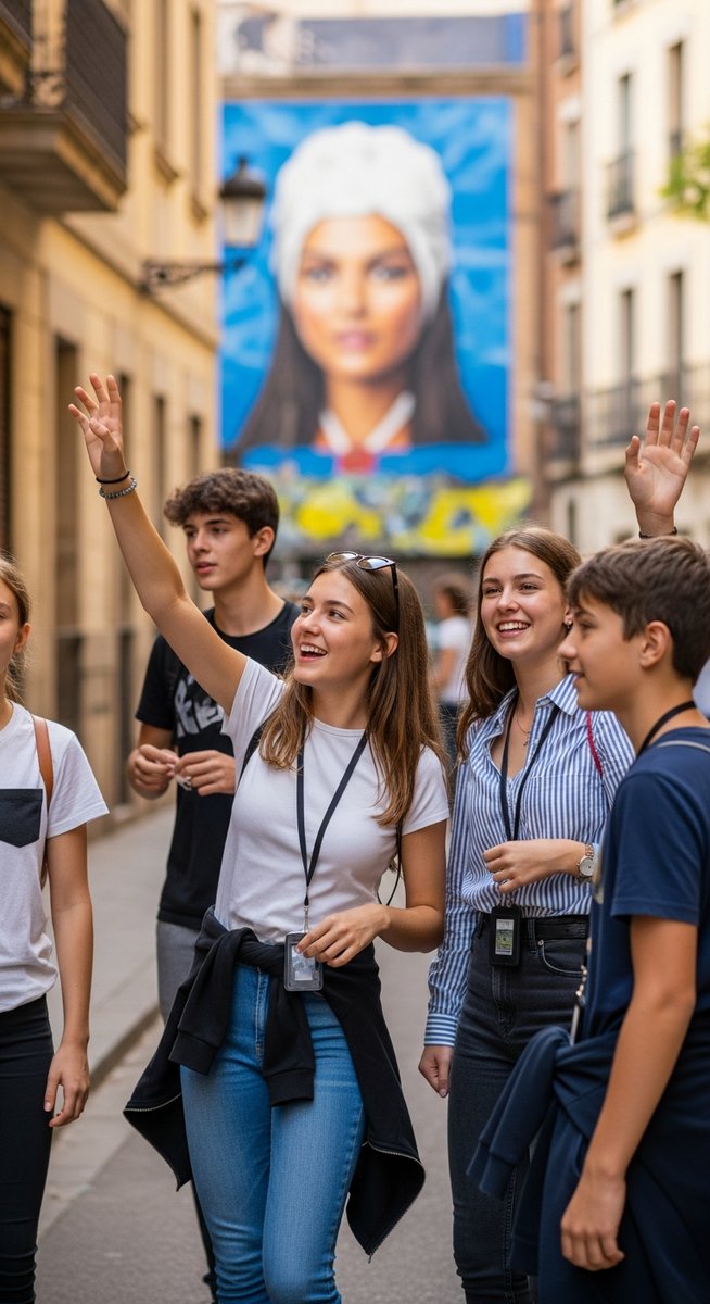 a photo illustrating 3. take a barcelona street art tour in Barcelona