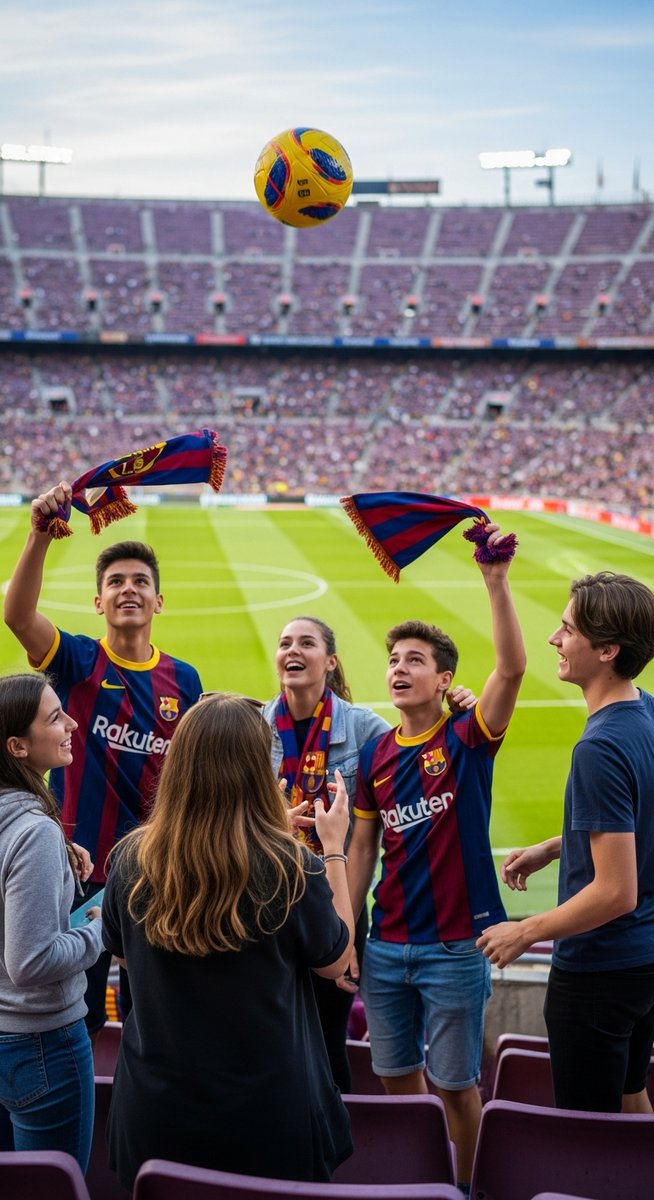 a photo illustrating 5. attend a soccer game at camp nou in Barcelona