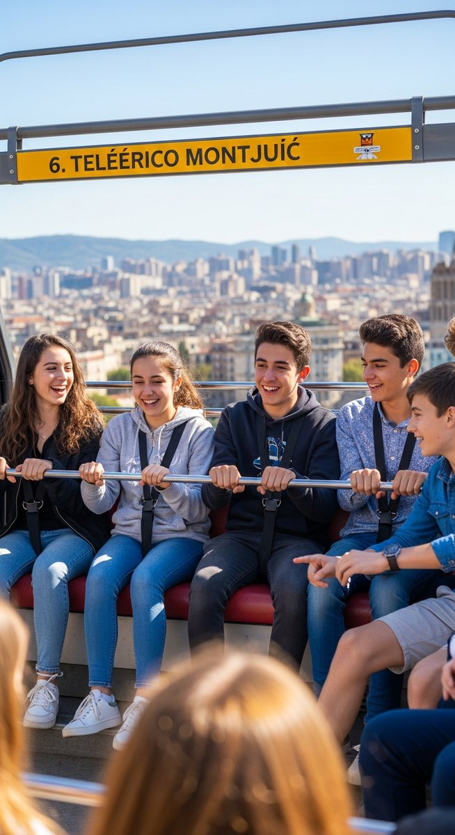 a photo illustrating 6. ride the telefรฉrico de montjuรฏc (montjuรฏc cable car) in Barcelona